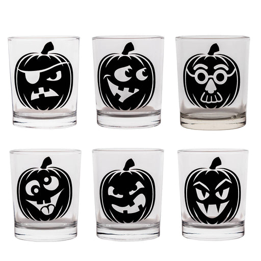 Votive/Shot Glass - Jack O'Lantern - 2.5 Ounce