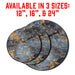 Lazy Susan - Smokey Marble W/ Gold Design - Multiple Sizes