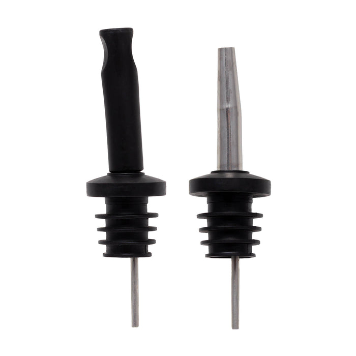 BarConic® Pourer with Oversize Cork and Dust Cap - 6 pack - Stainless Steel