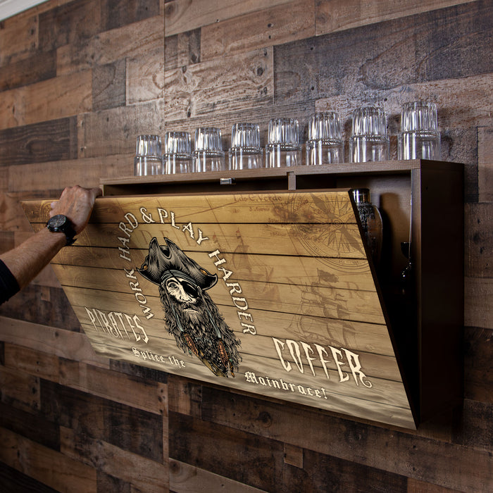 MURPHY WALBAR™ - Customizable Pirate Design - Multiple Options Available - Handcrafted in USA