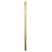 Plain wooden post on a white background