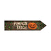 Wooden sign with 'Pumpkin Patch' text and pumpkin graphic on a white background