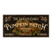 Customizable Large Vintage Wooden Bar Sign - Pumpkin Patch - 11 3/4" X 23 3/4"