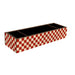 Wooden Condiment Caddy - Red Checkerboard