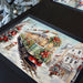 Christmas Service Mats / Place Settings - Vintage Farmhouse Train