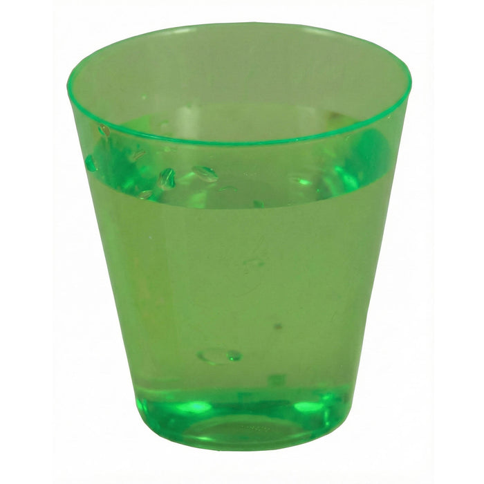 Shot Cups - Neon Plastic 2 ounce - Pack of 50 w/ Color Options