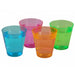 Shot Cups - Neon Plastic 2 ounce - Pack of 50 w/ Color Options