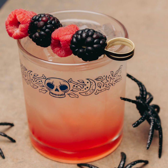 BarConic® Glassware - Skull Theme - Old Fashion Glass - 10 ounce