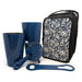 Snakes and Skulls Bar Tote Set with Azure Blue Bar Tools