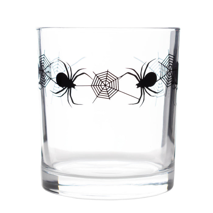 BarConic® Glassware - Spider Theme - Old Fashion Glass - 10 ounce