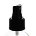 Boston Round Craft Bartending Bottle w/ Black Atomizer - Clear 4oz