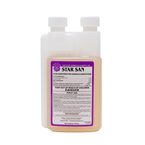 STAR SAN Acid Sanitizer -16oz or 8oz