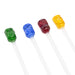Tiki Glass Drink Stirrers - Set of 4