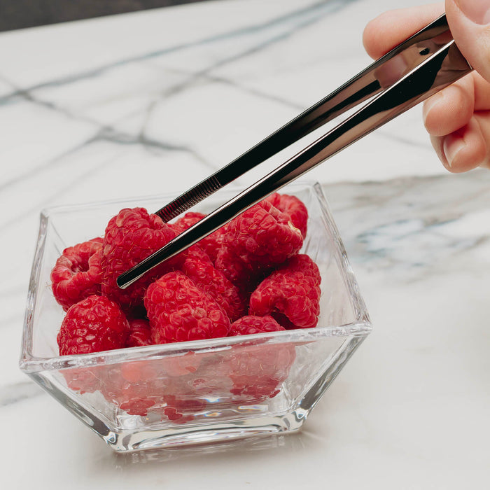 Olea™ Gunmetal Plated Long Garnish Tongs