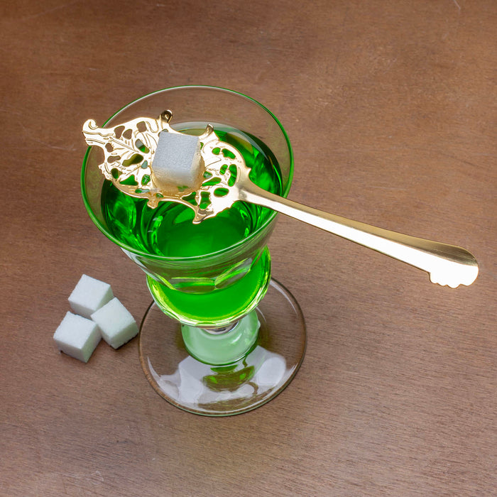 BarConic® Traditional Pontarlier Absinthe Glass w/Cuts