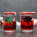 VOTIVE/SHOT GLASS - CHRISTMAS BELLS - 2.5 OUNCE