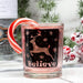Votive/Shot Glass - Reindeer Believe - 2.5 Ounce