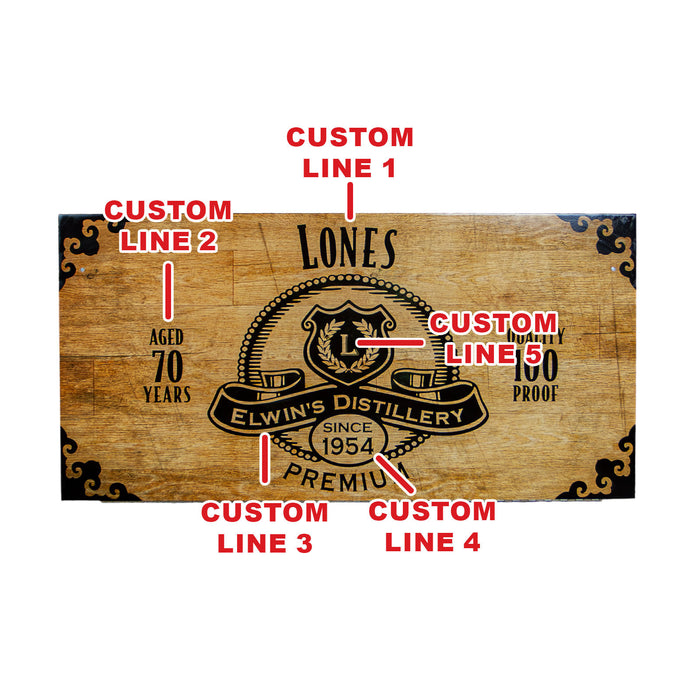 Murphy WalBAR™ - CUSTOMIZABLE Distillery Design - Handcrafted in USA