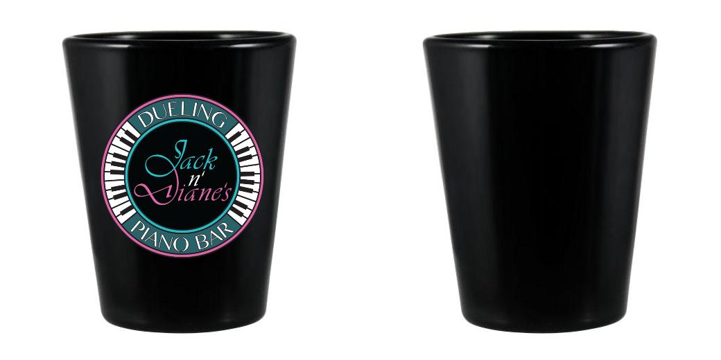 1.5 oz Custom BarConic® Black Shot Glass