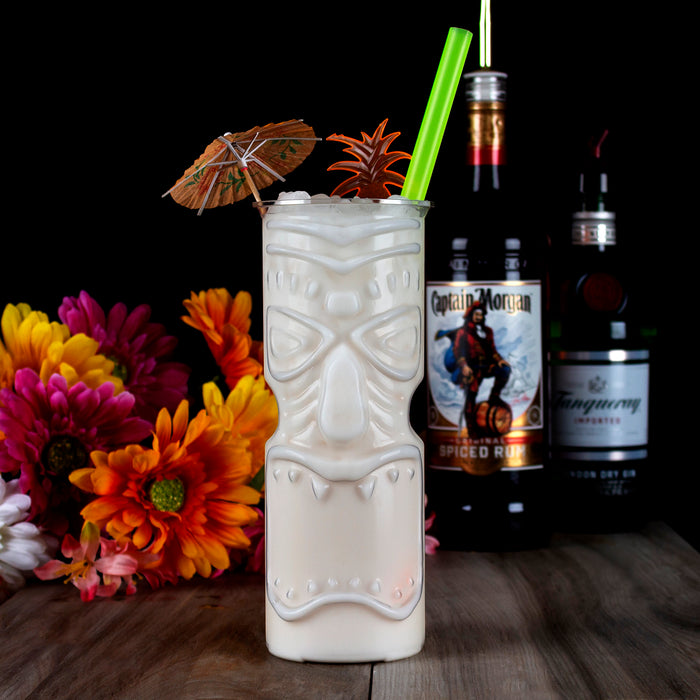 Clear Plastic Tiki - 32 ounce