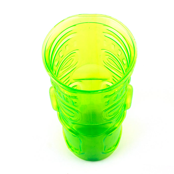 Green Plastic Tiki Cup - 32 ounce