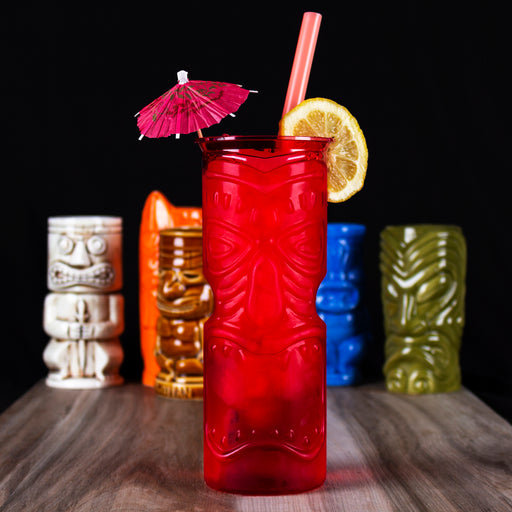 Red Plastic Tiki Cup - 32 ounce