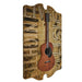 3D Wooden Guitar Tavern Sign - Live Music Nightly - Angle View