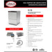 CMA HIGH TEMP UNDER COUNTER GLASSWASHER