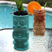 BarConic® Tiki Drinkware - Teal Stone God - 15 oz.