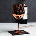 Copper Etched Wine Glass -Set of 2