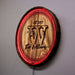 Custom LED Wood Barrel Top Sign - Family Monogram