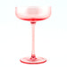 Mid Century Champagne Coupe - Blush - 8 ounce