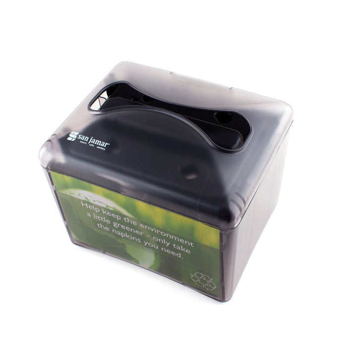 San Jamar Venue Tabletop Interfold Napkin Dispenser - Black Pearl