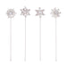 Snowflakes Cocktail Picks - Set of 4