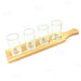 BarConic® Wooden Beer Sampler Paddle - 4 Glass Slots