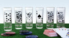 Shot Glass Set - Poker - 2 ounce