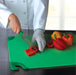 San Jamar Saf-T-Grip X-Pediter Cutting Board, 9 x 12 x 3/8 in, NSF, Green