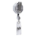 Chrome Octagon ID Retractable Badge Reel