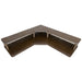 Counter Caddies™ - Walnut-Stained Corner Shelf - Liquor/Wine Bottle Display Style