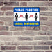 Metal Sign Kolorcoat™ - Social Distancing - 9X12