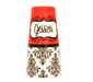 ADD YOUR NAME - Cocktail Shaker Tin - 28 oz weighted - Damask Coral  Facing DOWN