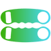Green to Blue Knuckle Popper Bottle Opener