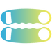 Blue to Yellow Knuckle Popper Bottle Opener