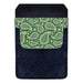 Leather Bottle Opener Pocket Protector w/ Designer Flap - Green Paisley