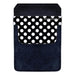 DekoPokit™ Leather Bottle Opener Pocket Protector w/ Designer Flap - Black and White Polka  - SMALL