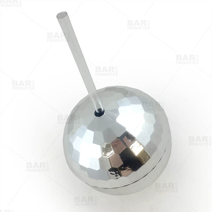 Disco Ball Tumbler W/Straw - 16 Ounce