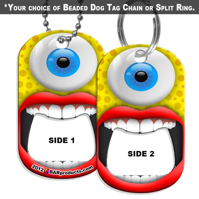 Kolorcoat Dog Tag Opener - Monster Bob