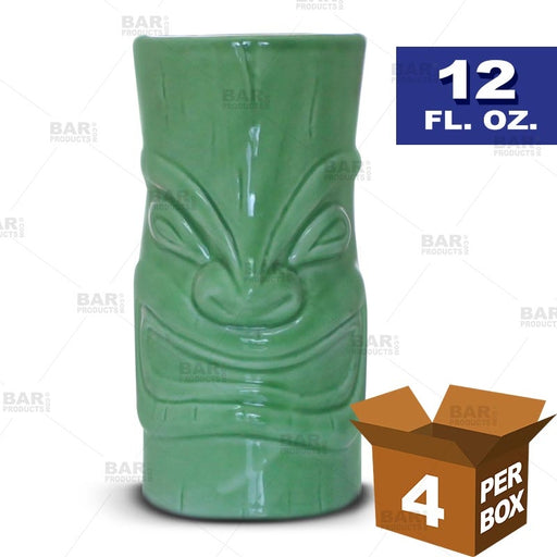 BarConic® Tiki Drinkware - Tiki Bar - 12 oz [Box of 4]