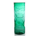 BarConic® Drinkware - Green Plastic Tiki Cup w/ Lid and Straw - 24 ounce