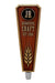 Oak Wood Beer Tap Handles - Flared Shape - Initial Signature Craft - 8 inch